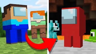 SAVING the Among Us PETS for Minecraft Crewmates!