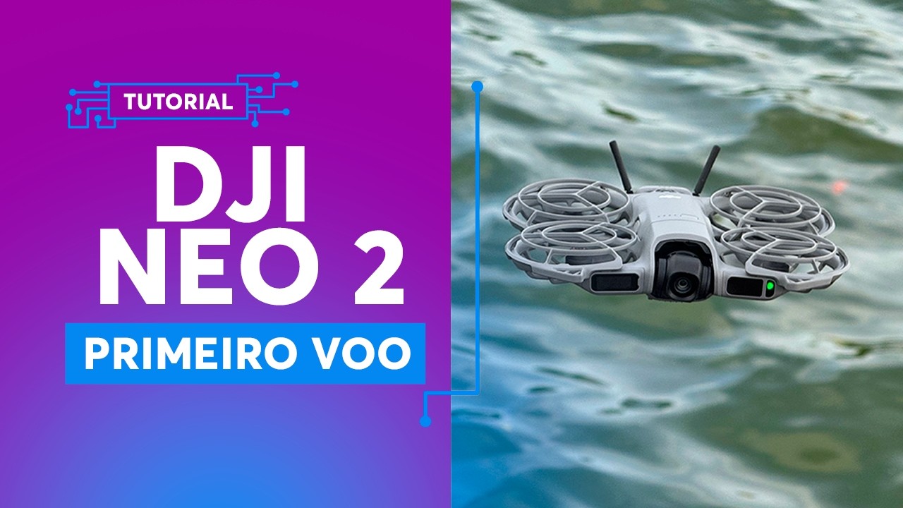 DJI NEO 2 Primeiro Voo Tutorial - Tutorial | Review - É bom mesmo? PT