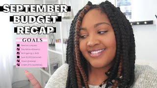 Here's How NOT To Spend Your Money Each Month | VERYYYY BLOWN BUDGET😩🥴 September 2020 Budget Recap