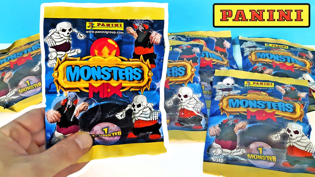 MONSTERS MIX Blind Bags from PANINI! SCARY and DANGEROUS TOYS
