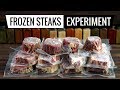 Frozen Steaks Experiment - What's Best for Sous Vide?