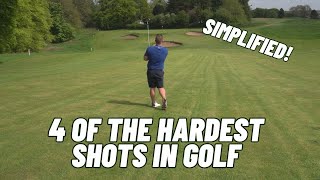 How to hit some of the hardest shots in golf