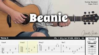 Beanie - Chezile | Fingerstyle Guitar | TAB + Chords + Lyrics