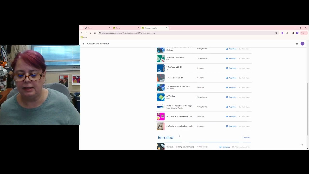 Google Classroom Analytics