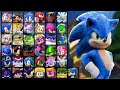 Sonic Forces Speed Battle - ALL 38 CHARACTERS (HD Widescreen)