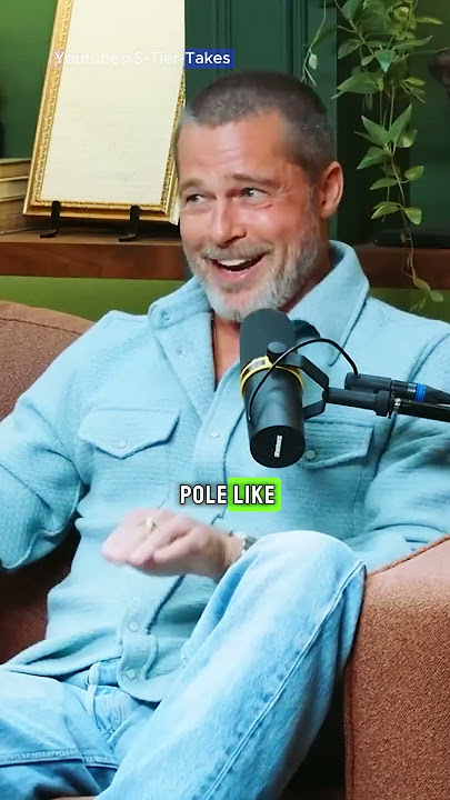 Brad Pitt Shares Hilarious Story from His Days as an Extra. #shorts #bradpitt