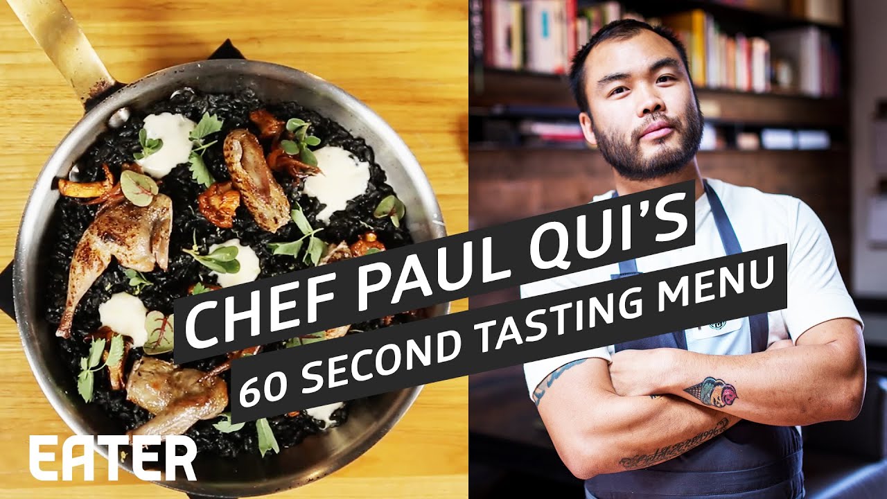 Strædet thong kombination flamme A Glimpse at Top Chef Paul Qui's Playful Tasting Menu in 60 Seconds -  YouTube