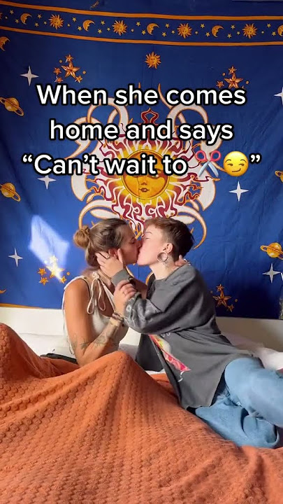 When she comes home and says “Can’t wait to scissor✂️😏” #queer #lgbtq #scissors #sexytime #queer