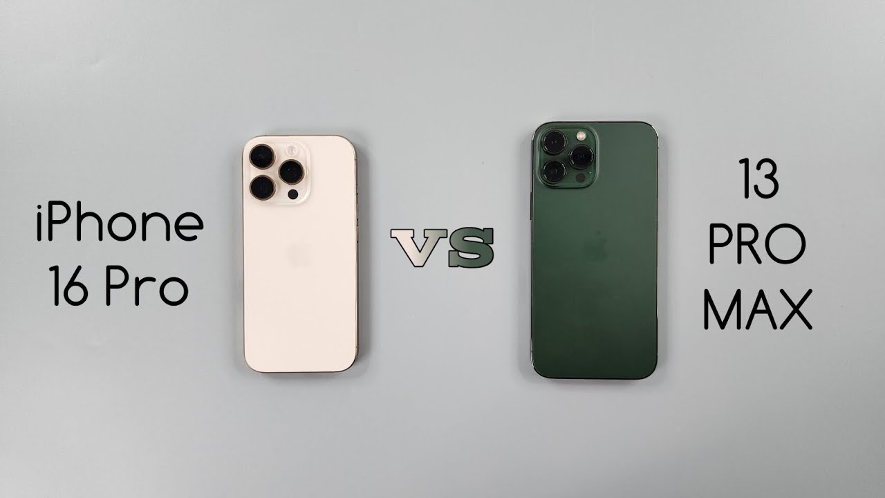 iPhone 16 Pro vs 13 Pro Max Speed Test & Camera Comparison - YouTube