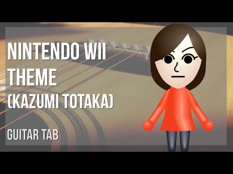 wii theme song guitar tab