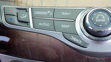 2018 INFINITI Q70 HEV - Map Button (if so equipped)