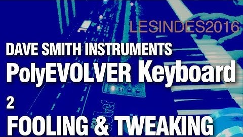 DSI Dave Smith Instruments POLY EVOLVER Keyboard // PolyEvolver // ASSORTED SOUNDS 2