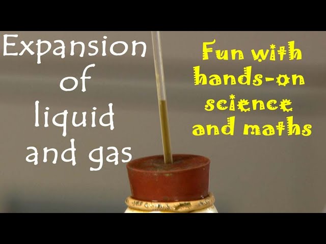 ⁣Expansion of liquid and gas | English
