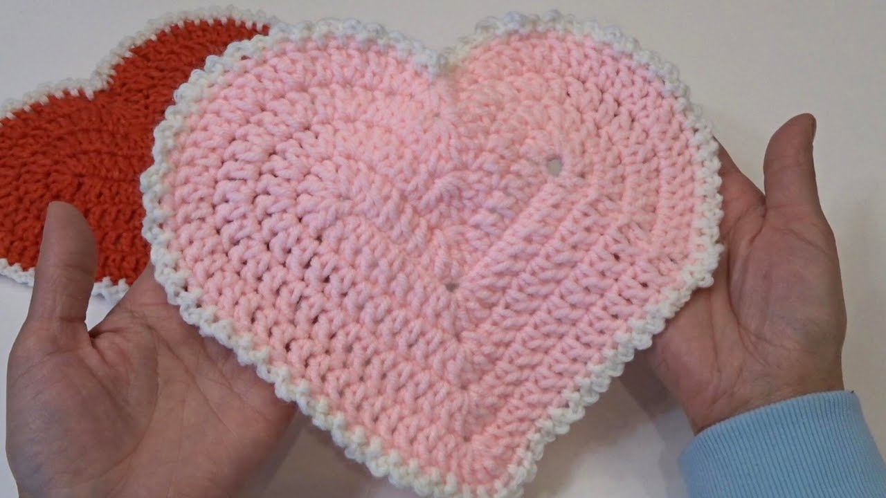 How to Crochet a Cute Heart | Easy Step by Step Tutorial