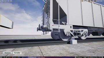 [UE4] Physics based train suspension.