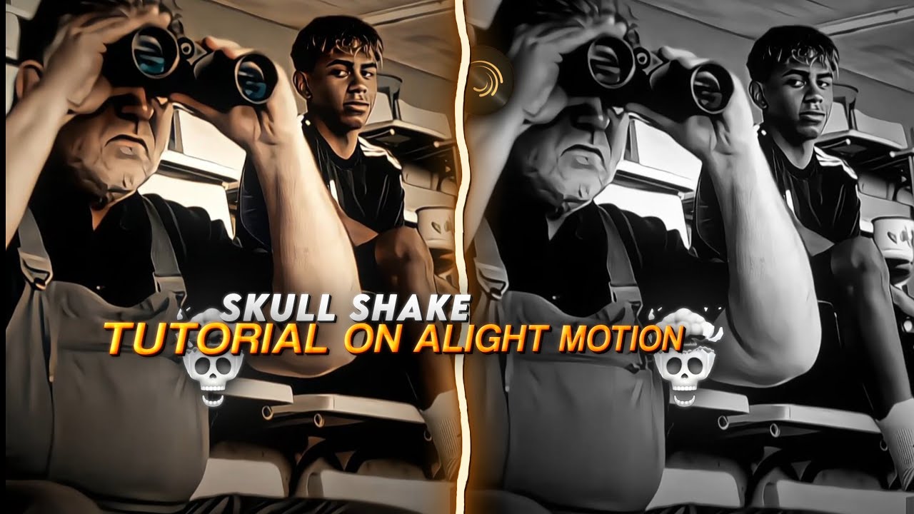 FULL SKULL EDIT SHAKE TUTORIAL ON ALIGHT MOTION🔥 +( CC, PANNING, AND PRESET)