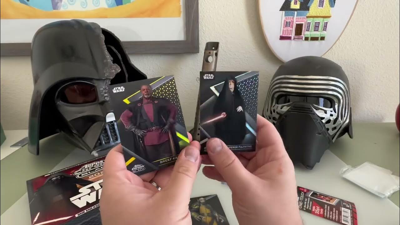 Star Wars topps black chrome unboxing YouTube