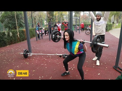 #ახალიდღე ვარჯიში ღია ცის ქვეშ