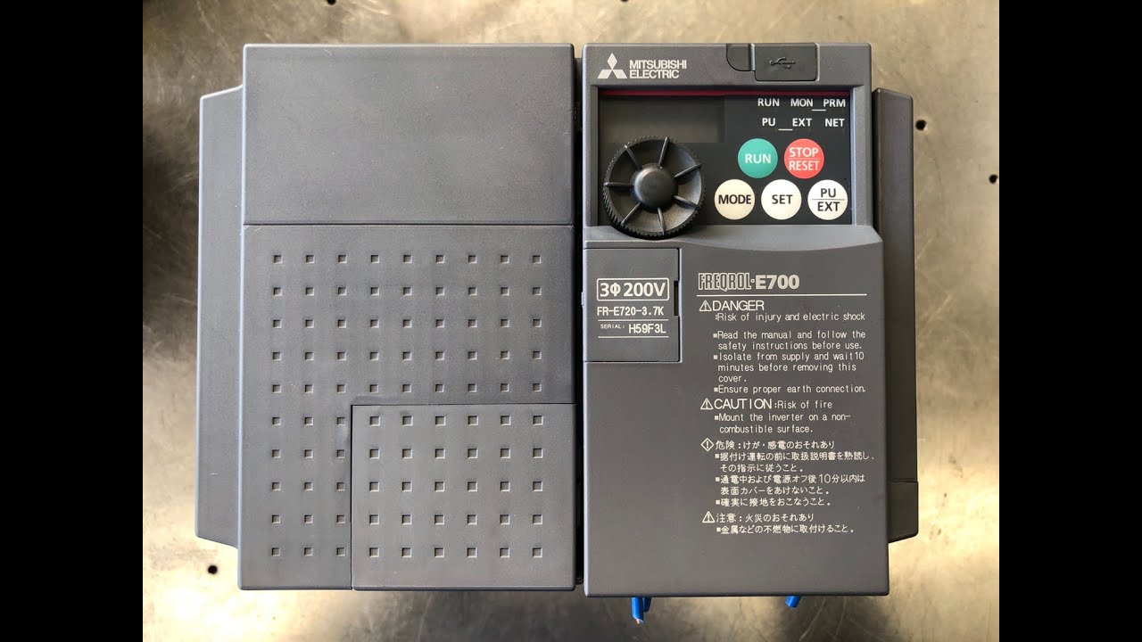 三菱 MITSUBISHI FR-E720-3.7K インバータ MITSUBISHI 三菱 FR-E720 