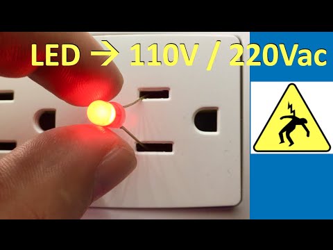 Video: ¿Puede el LED funcionar con corriente alterna?