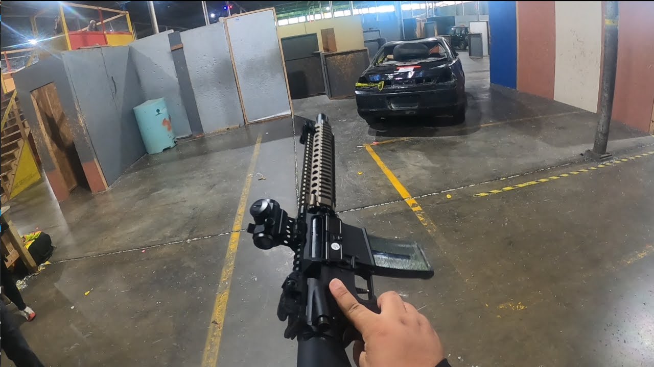 Using Custom Airsoft Built DSG At Battalion Airsoft Arena | Built By PonyBoy Customs!
