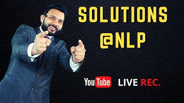 Solve Your Problems With NLP | LIVE Session | VED [in Hindi]