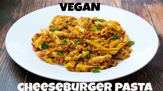 The Best Cheeseburger Pasta Bake | Vegan