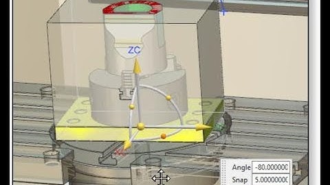 Position Part and Fixtures in Machine Context in NX CAM
