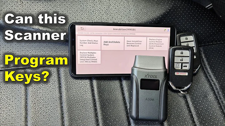 Does A30M Program Keys? Is this bidirectional XTOOL Scanner a Car Key Programmer Tool?