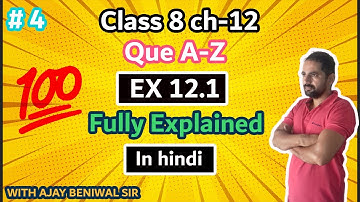 Class 8th Maths Chapter 12/ Exponents and powers/  Exercise 12.1 with full solutions