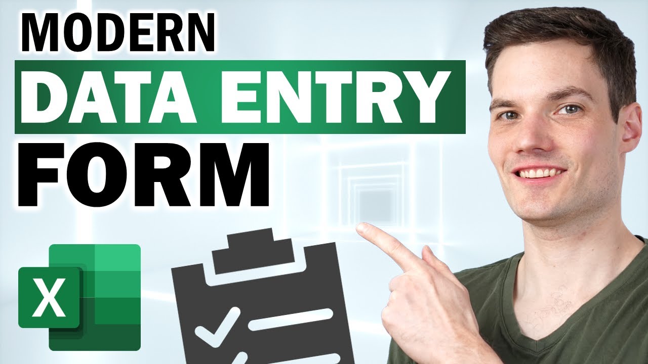 How to Create Modern Excel Data Entry Form – EASY & NO VBA