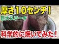 安い肉が変身！厚切りステーキを科学的？に焼いてみたら美味しさ倍増した！