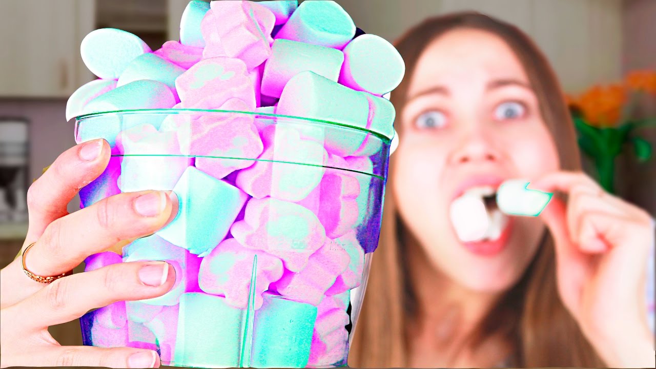 100 МАРШМЕЛЛОУ ЗА 10 МИНУТ! CHALLENGE | ВЫЗОВ ПРИНЯТ - YouTube