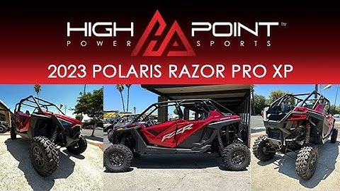 2023 POLARIS RAZOR PRO XP 4 ULTIMATE - SUNSET RED **360