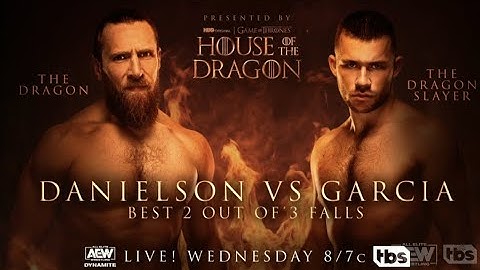 Bryan Danielson vs Daniel Garcia 2 Out Of 3 Falls Dynamite 8/17/2022 Highlights