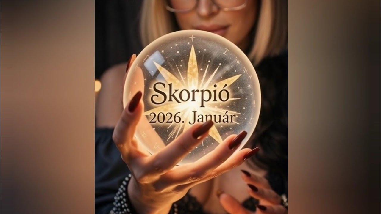 SKORPIÓ 10.24.- 11.22. 2026 JANUÁR HAVI ELŐREJELZÉS 