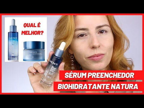 Serum Preenchedor Biohidratante Natura Chronos - resenha! Composição e  comparação 