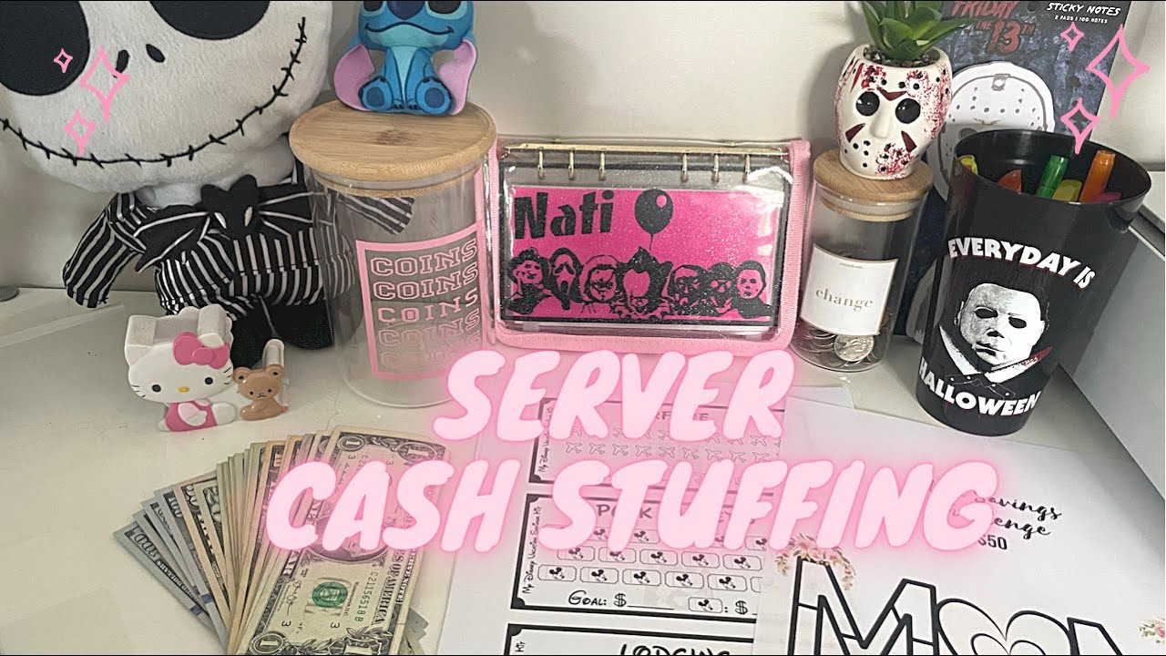 Cash Envelope Stuffing | May 2022 | Server Income Cash Tips | Inconsistent & Variable Income
