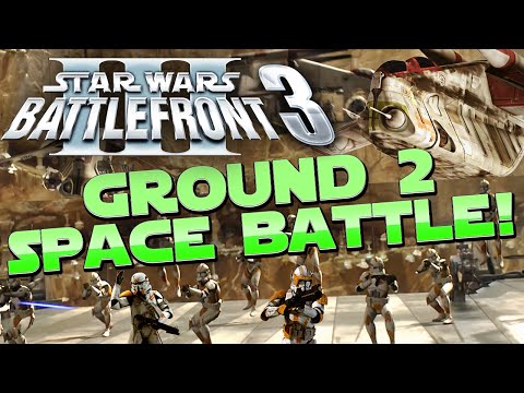 Video: Gameplay Van Ingeblikte Star Wars Battlefront 3 Toont Indrukwekkende Grond-tot-ruimte-technologie