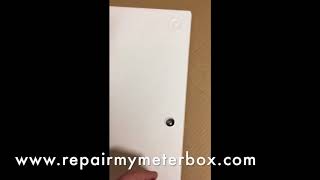 Replacing A Meter Door Latch Held With Washers