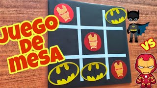 Como hacer juego de mesa inspirado en Super Heroes - Raya/Vieja | Marialis
