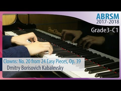 [青苗琴行]-abrsm-piano-2017-2018-grade-3-c1-dmitry-borisovich-kabalevsky-clowns:-no.-20