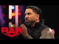 Jey Uso challenges Jimmy Uso to a WrestleMania showdown: Raw highlights, March 11, 2024