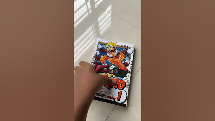 Naruto manga vol 1 my first manga