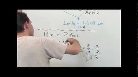 Unit Conversions Involving Length