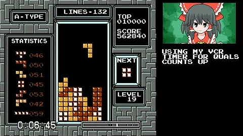 [NES Tetris] 4th Maxout (1st CTM Qualifier Maxout) - 1,037,320