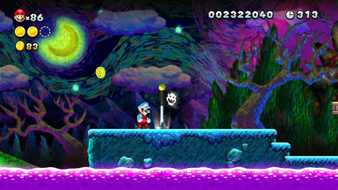 New Super Mario Bros. U Deluxe - World 5 Part 2 (100%) | No Commentary.