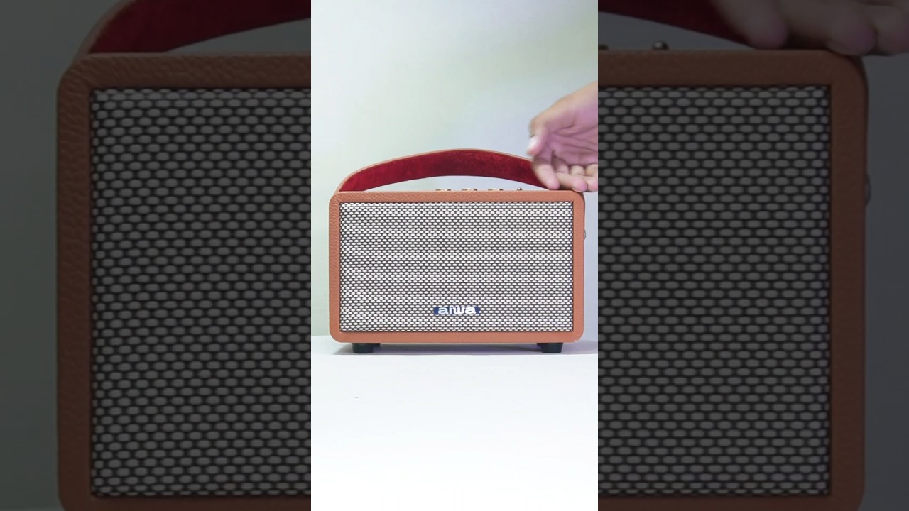 Best Portable & Wireless Speaker : Aiwa RS-X100 Natsukasii Pro #Shorts