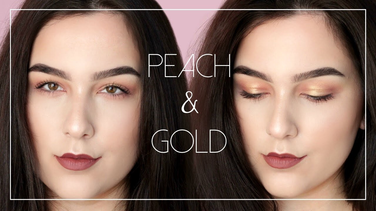 Go To Everyday Makeup For Small Hooded Eyes 2015 Peach Gold