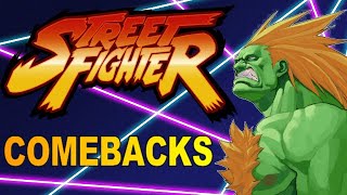 comebacks street fighter 2 ce, street fighter 4 ae e USF4